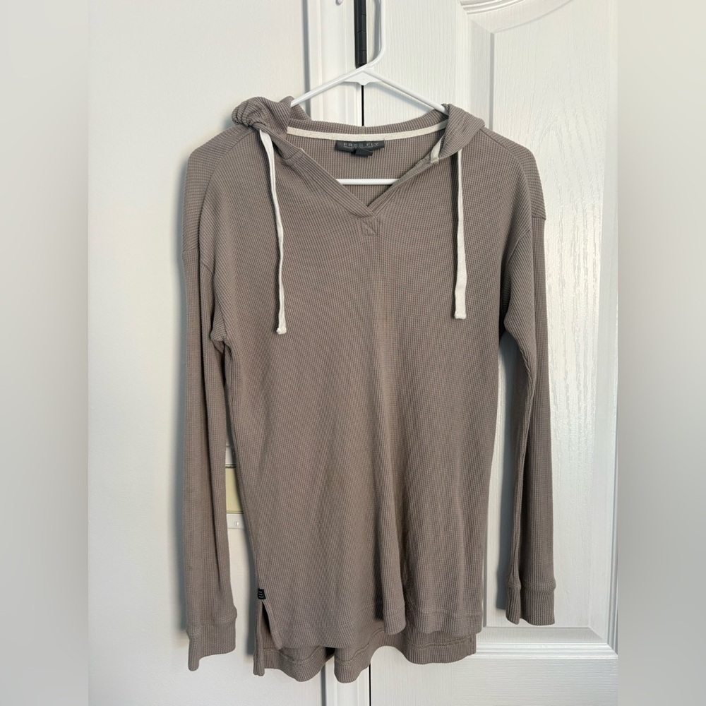 FreeFly Women’s Waffle Bamboo Hoodie Activewear Outdoors S